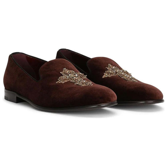 Red Cotton Loafer Dolce & Gabbana