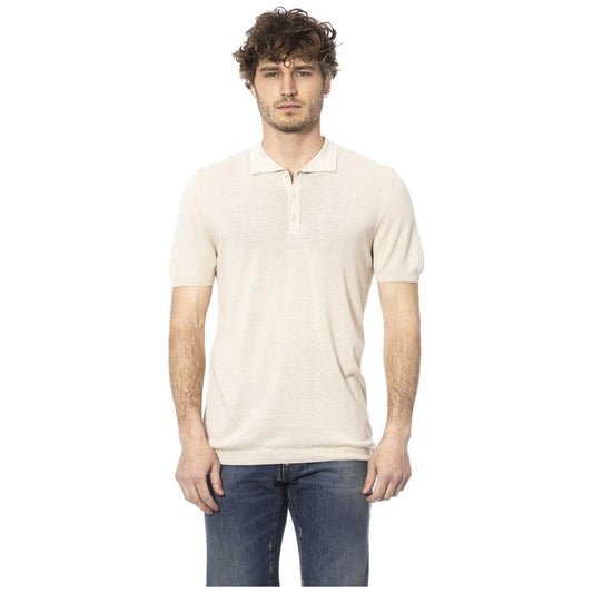 Distretto12 Beige Cotton Polo for the Elegant Gentleman beige-cotton-polo-shirt-3