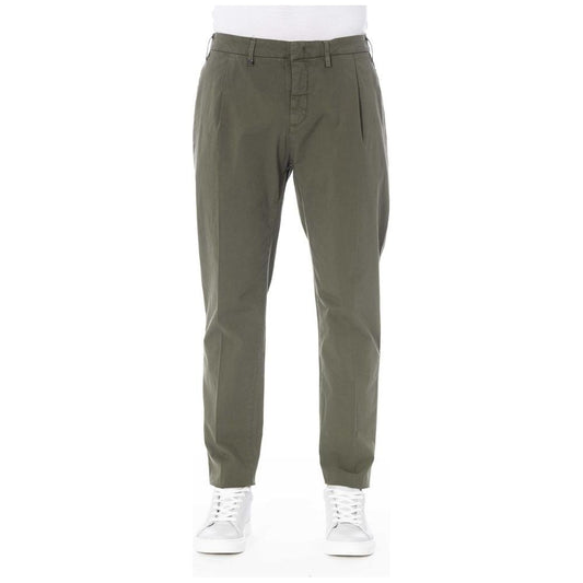 Distretto12 Green Cotton Jeans & Pant green-cotton-jeans-pant-1