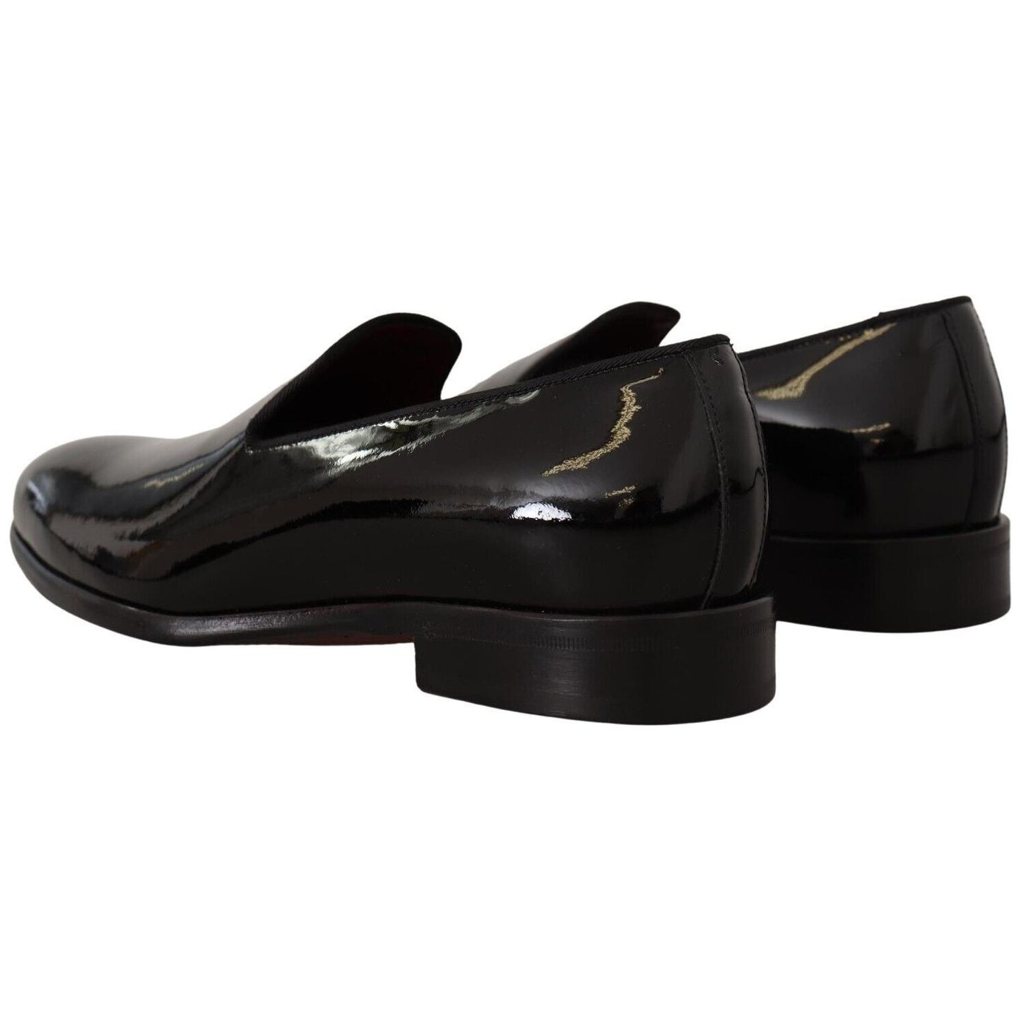 Dolce & Gabbana Elegant Black Patent Leather Loafers elegant-black-patent-leather-loafers