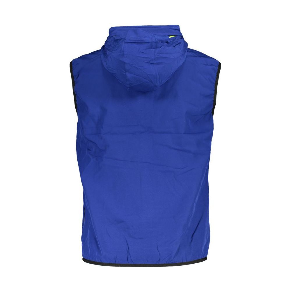 Scuola Nautica Blue Polyester Jacket blue-polyester-jacket-7