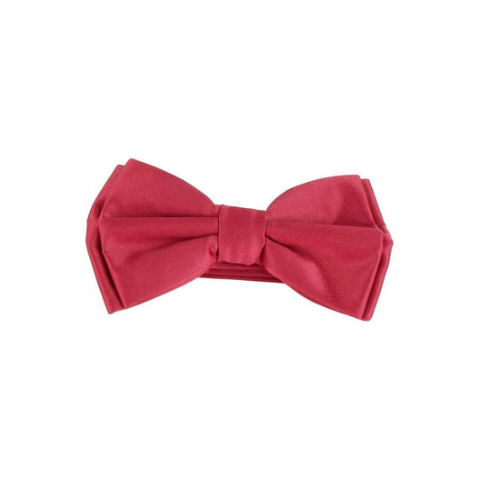 Elegant Pink Silk Bow Tie Emilio Romanelli