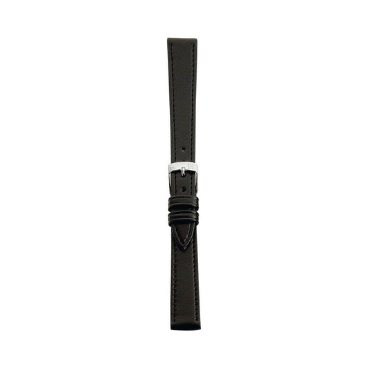 MORELLATO leather watch strap model A01W0112419019CR10 in black, made in Italy, featuring premium craftsmanship and sleek design.