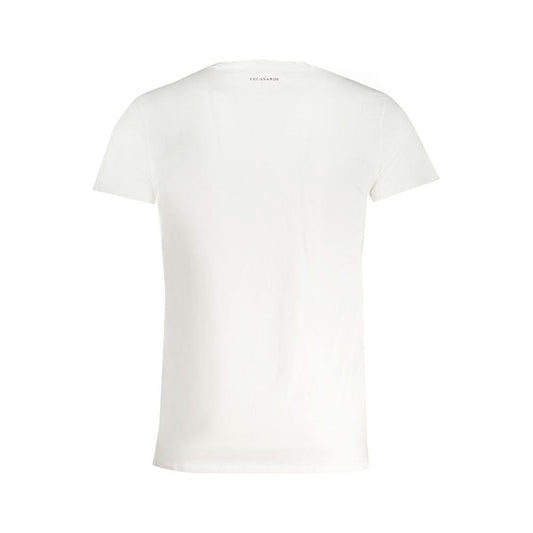 Trussardi White Cotton T-Shirt white-cotton-t-shirt-146