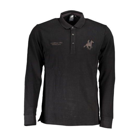 U.S. Grand Polo Black Cotton Polo Shirt black-cotton-polo-shirt-22