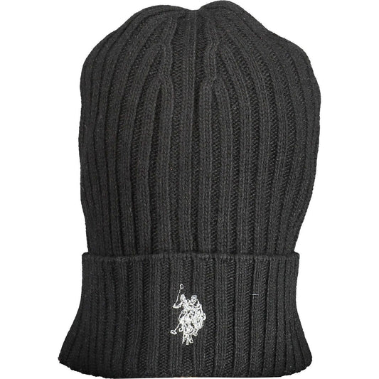 Elegant Embroidered Wool Cap U.S. POLO ASSN.