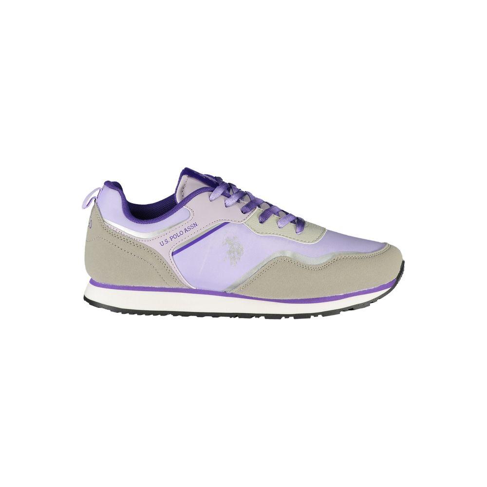 U.S. POLO ASSN. Purple Polyester Sneaker purple-polyester-sneaker