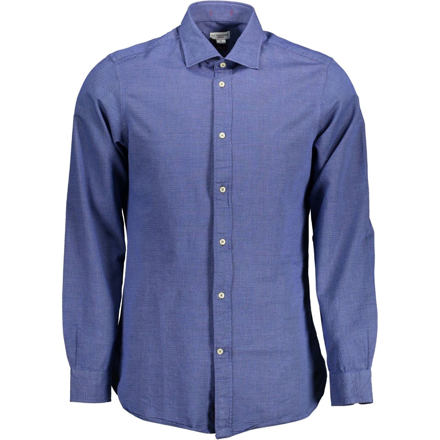 U.S. POLO ASSN. Slim Fit Cotton Dress Shirt with Embroidery slim-fit-cotton-dress-shirt-with-embroidery