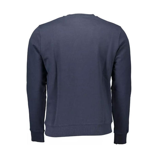 U.S. POLO ASSN. Classic Blue Cotton Sweatshirt with Logo classic-blue-cotton-sweatshirt-with-logo