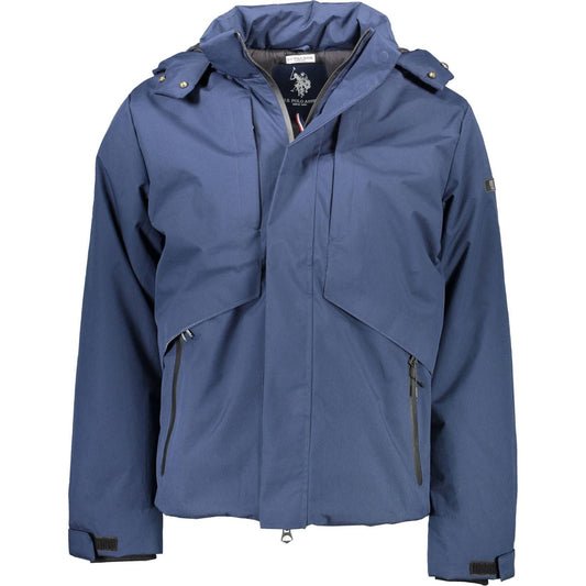 U.S. POLO ASSN. | Classic Blue Waterproof Hooded Jacket| McRichard Designer Brands   