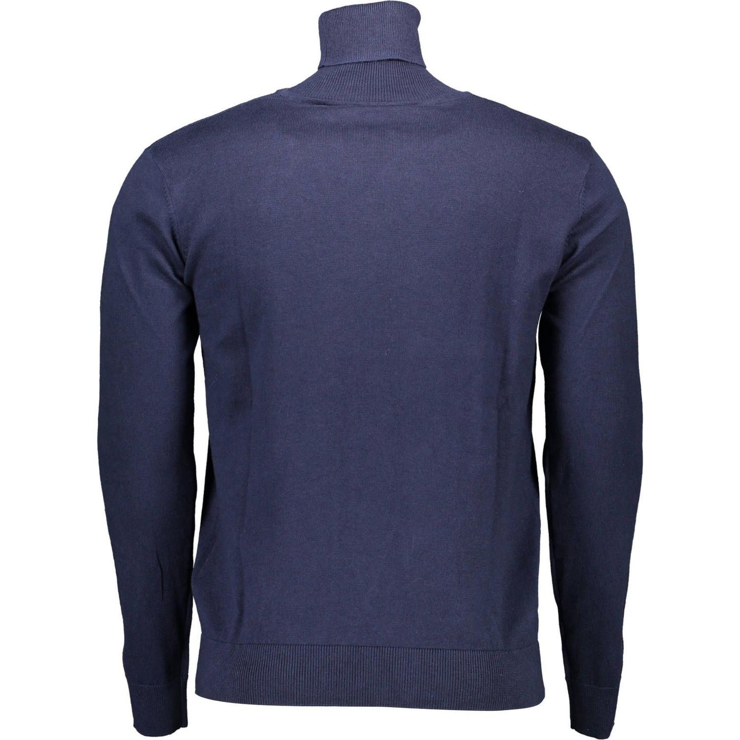 U.S. POLO ASSN. High Collar Embroidered Blue Sweater high-collar-embroidered-blue-sweater