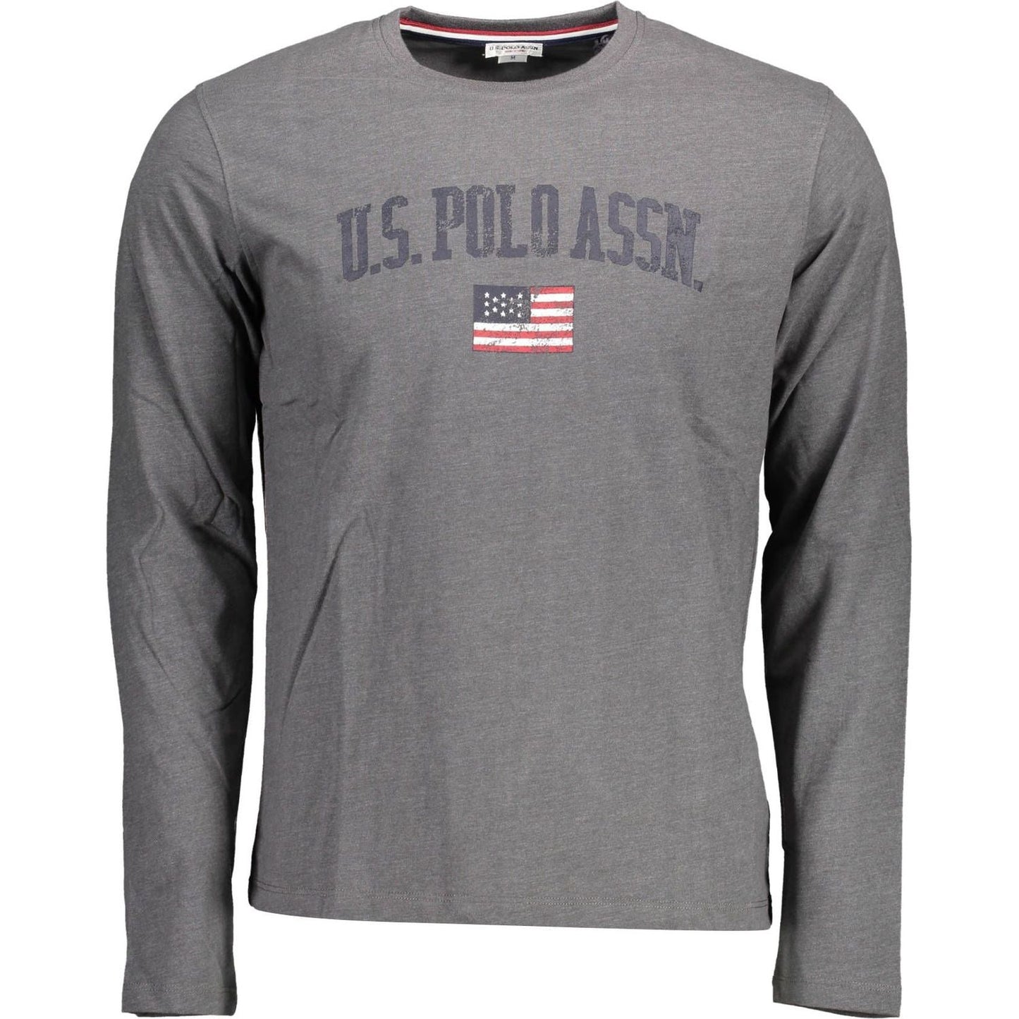 U.S. POLO ASSN. Elegant Gray Printed Logo Tee elegant-gray-printed-logo-tee