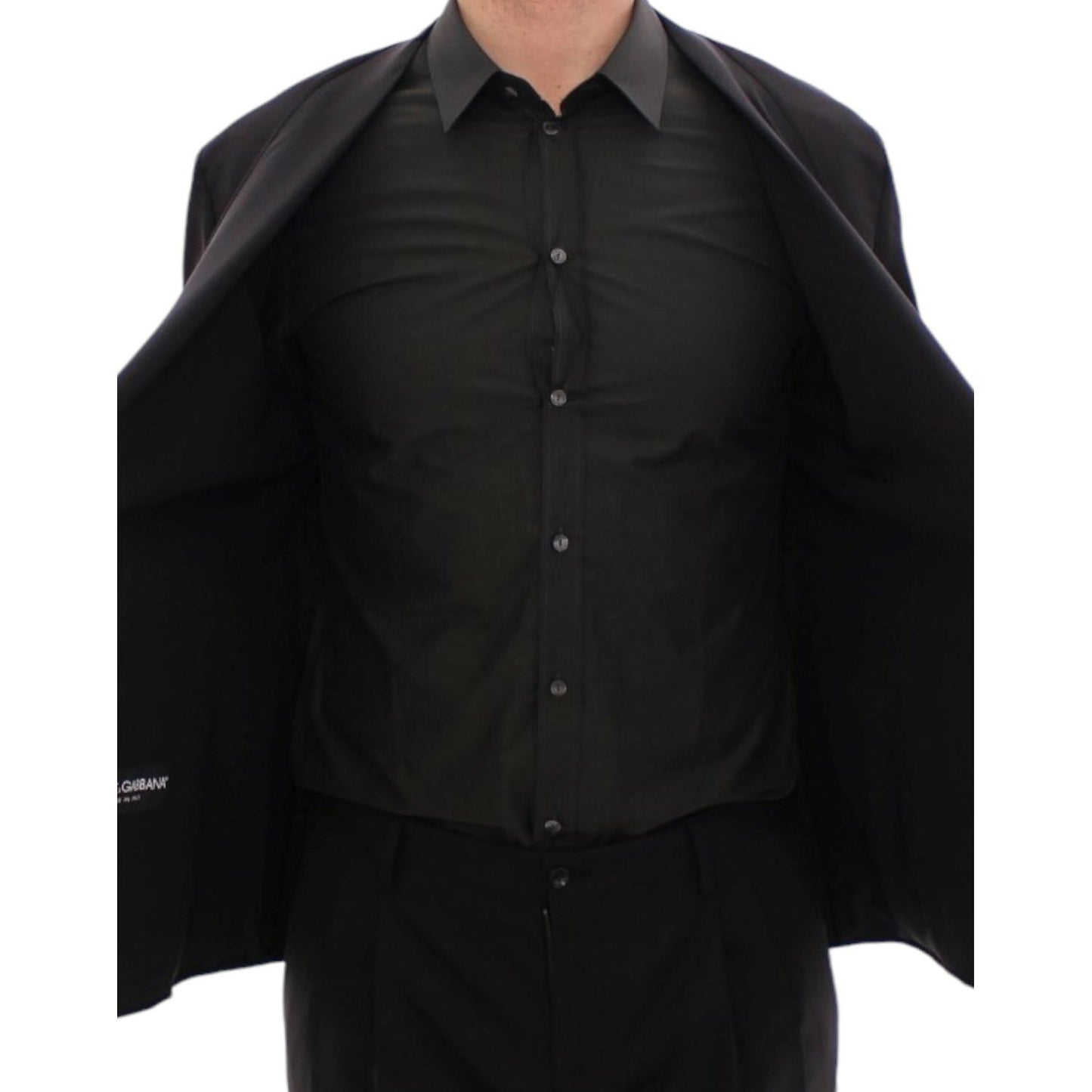 Dolce & Gabbana Elegant Black Silk Slim Fit Blazer black-silk-slim-fit-blazer-1 12884-black-silk-slim-fit-blazer-2-5-scaled-d25b7c44-4f0.jpg
