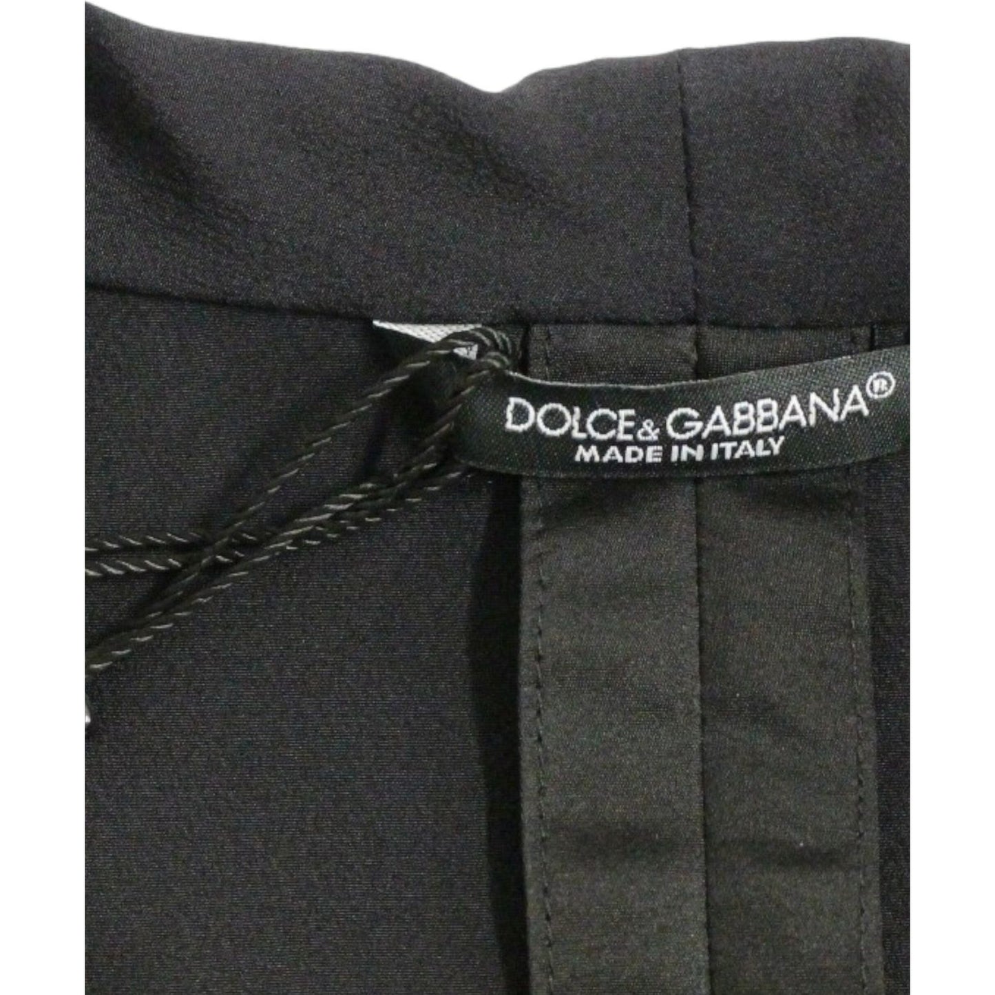 Dolce & Gabbana Elegant Black Silk Slim Fit Blazer black-silk-slim-fit-blazer-1 12884-black-silk-slim-fit-blazer-2-7-scaled-879a634b-c65.jpg
