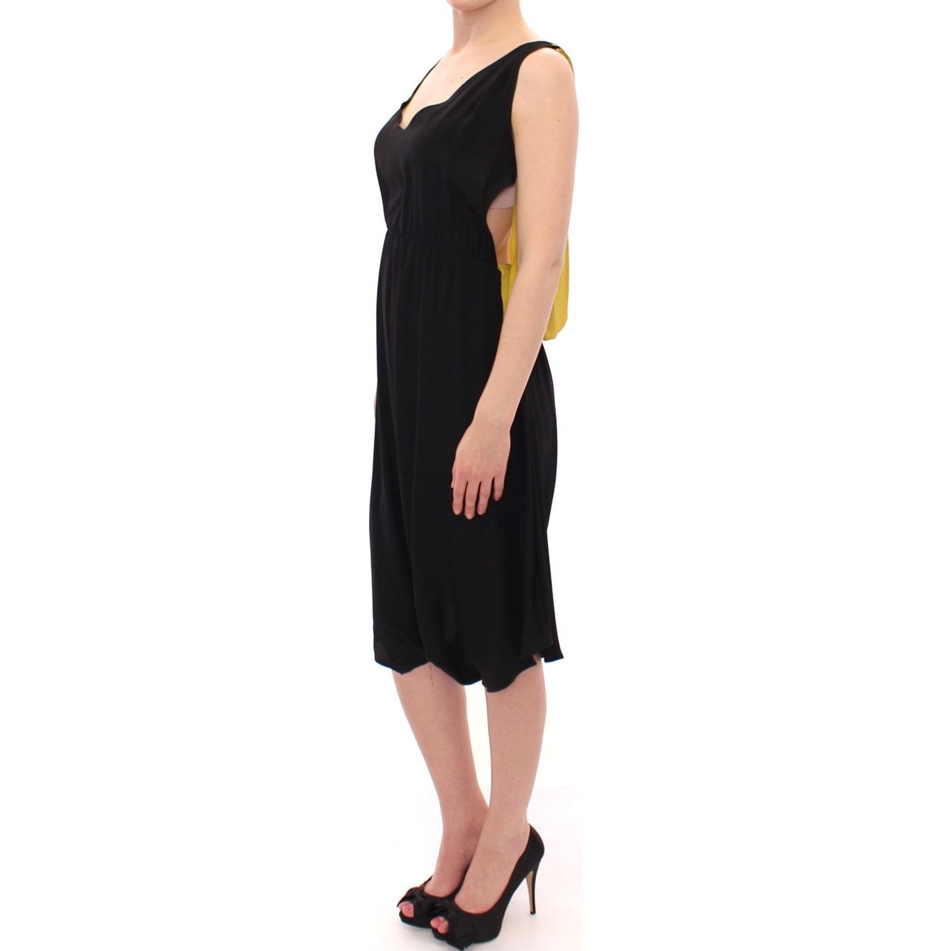 Lamberto Petri Elegant Silk Blend Shift Dress in Black and Yellow black-yellow-silk-shift-sheath-coctail-dress 218495-black-yellow-silk-shift-sheath-coctail-dress-1_2a1c6cf9-82cb-43e0-b1bf-059276aa85e9.jpg