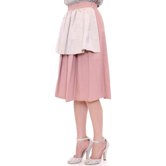 Comeforbreakfast Elegant Pleated Knee-length Skirt in Pink and Gray pink-gray-knee-length-pleated-skirt 219749-pink-gray-knee-length-pleated-skirt-1.jpg