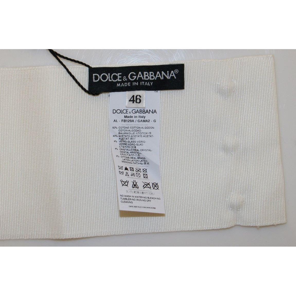 Dolce & Gabbana Embellished Snap Button Waist Belt white-crystal-brass-wide-waist-runway-belt-1 Belt 294805-black-floral-sicily-crystal-waist-belt-5.jpg