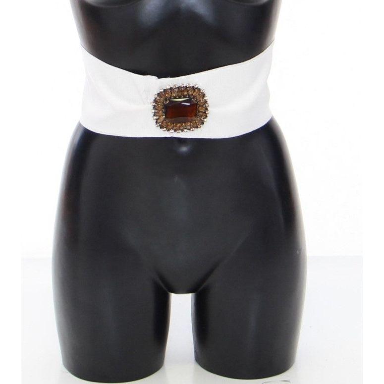 Dolce & Gabbana Embellished Snap Button Waist Belt white-crystal-brass-wide-waist-runway-belt-1 Belt 294805-black-floral-sicily-crystal-waist-belt.jpg