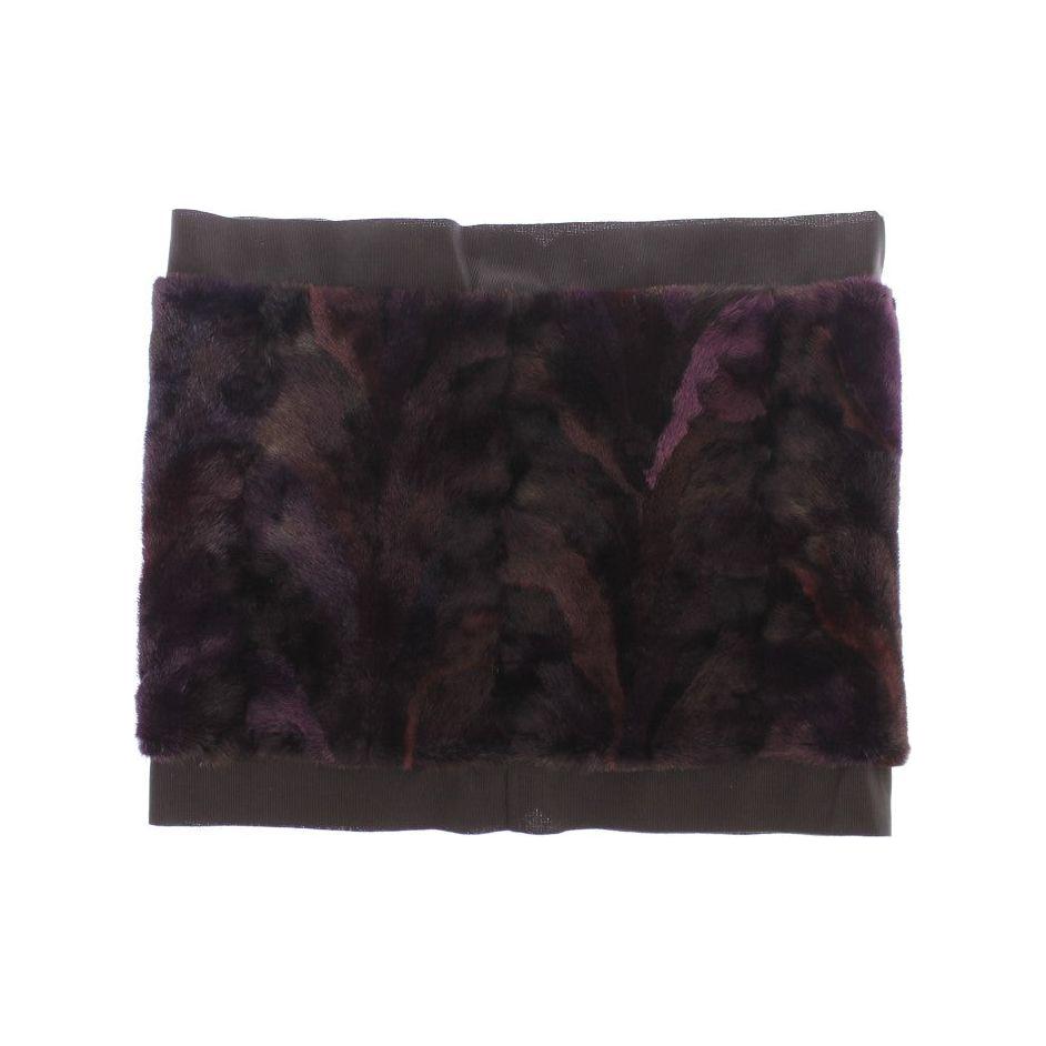 Dolce & Gabbana Exquisite Purple MINK Fur Scarf Wrap purple-mink-fur-scarf-foulard-neck-wrap 296676-purple-mink-fur-scarf-foulard-neck-wrap.jpg