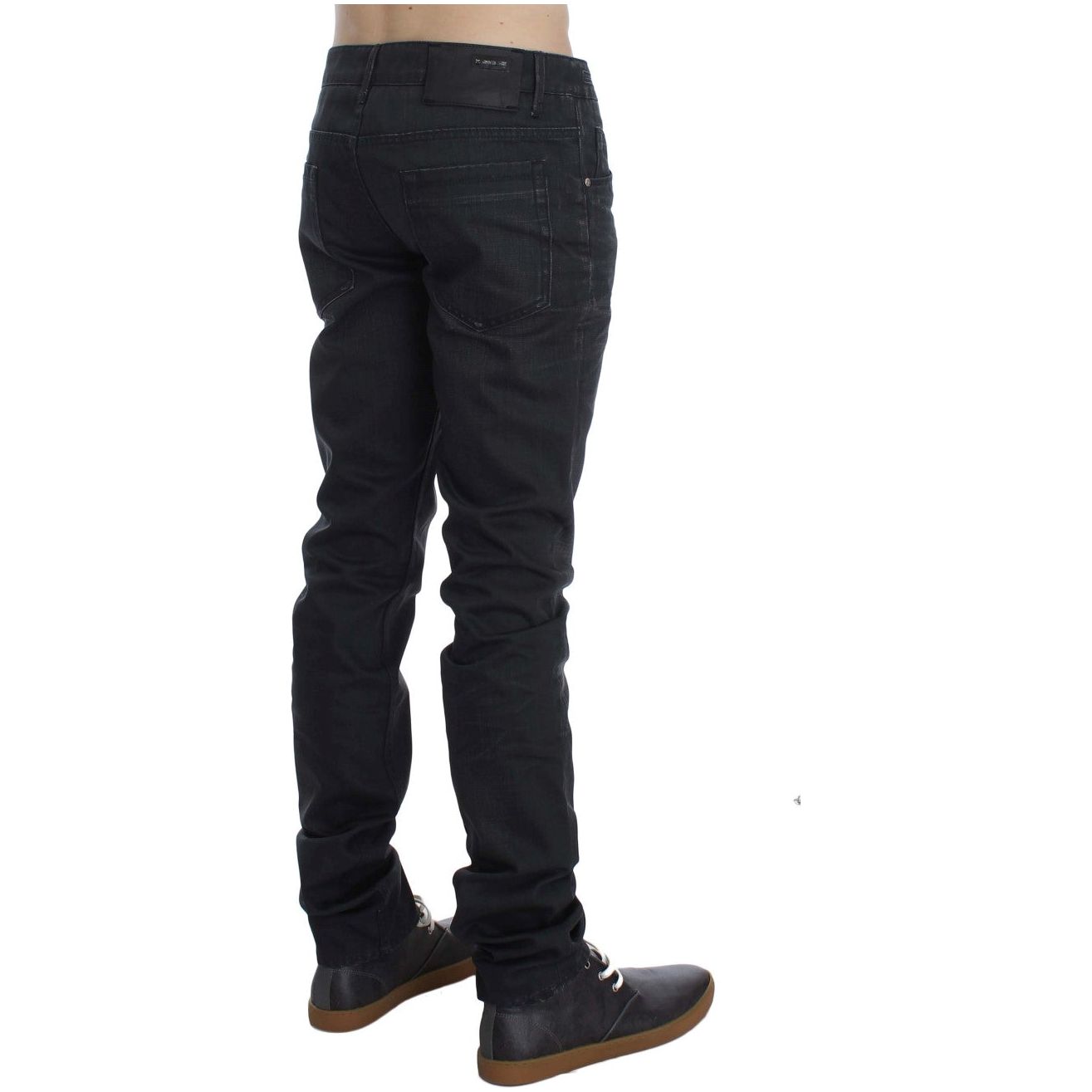 Acht Sleek Gray Slim Fit Italian Mens Jeans gray-cotton-skinny-slim-fit-jeans 298809-gray-cotton-skinny-slim-fit-jeans-3.jpg