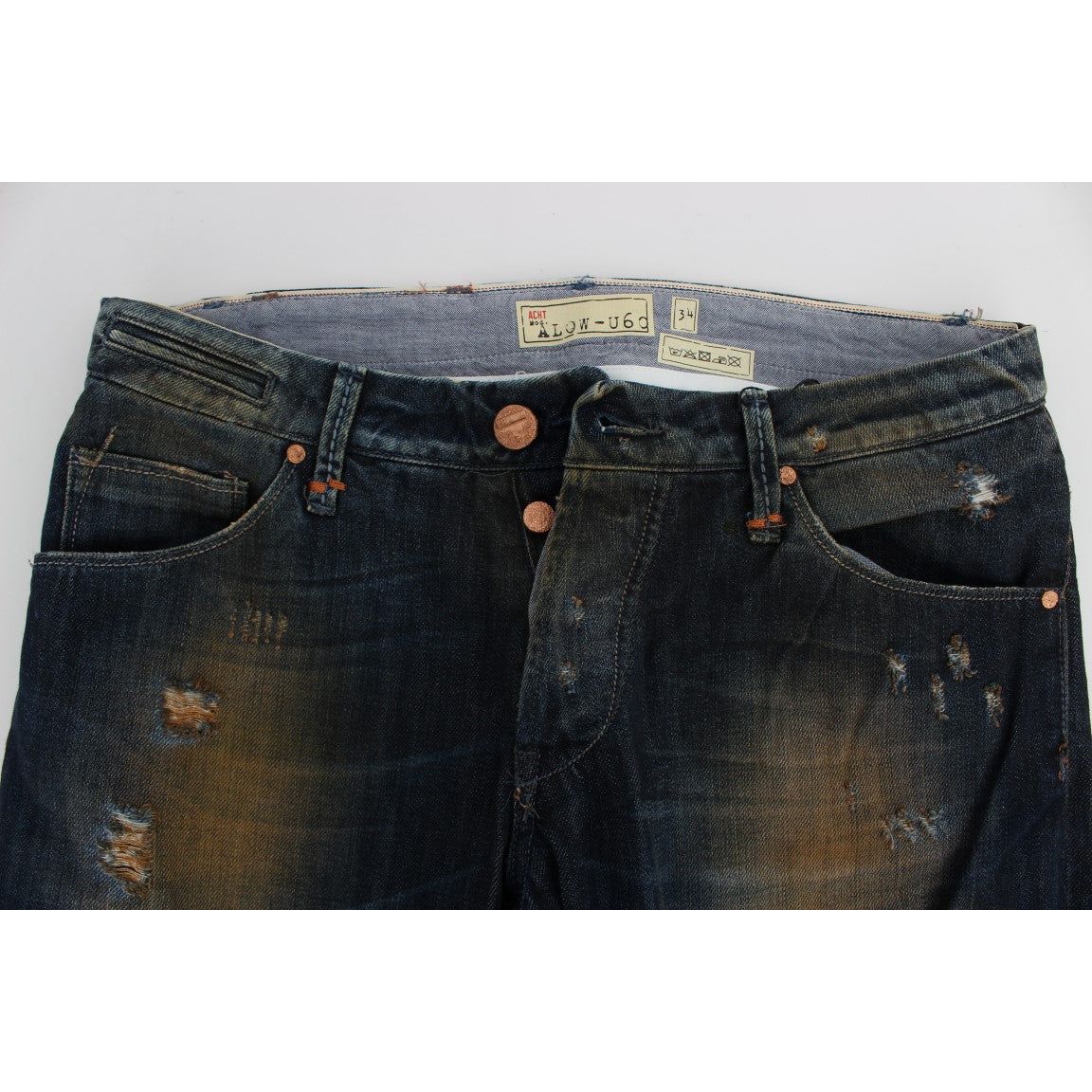 Acht Elegant Straight Fit Men's Denim Jeans blue-wash-cotton-regular-straight-fit-jeans-1