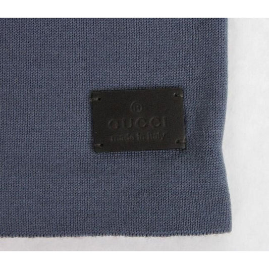 Gucci Unisex Burgundy Blue Wool Beanie Medium Knit Cap unisex-burgundy-blue-wool-beanie-medium-knit-cap