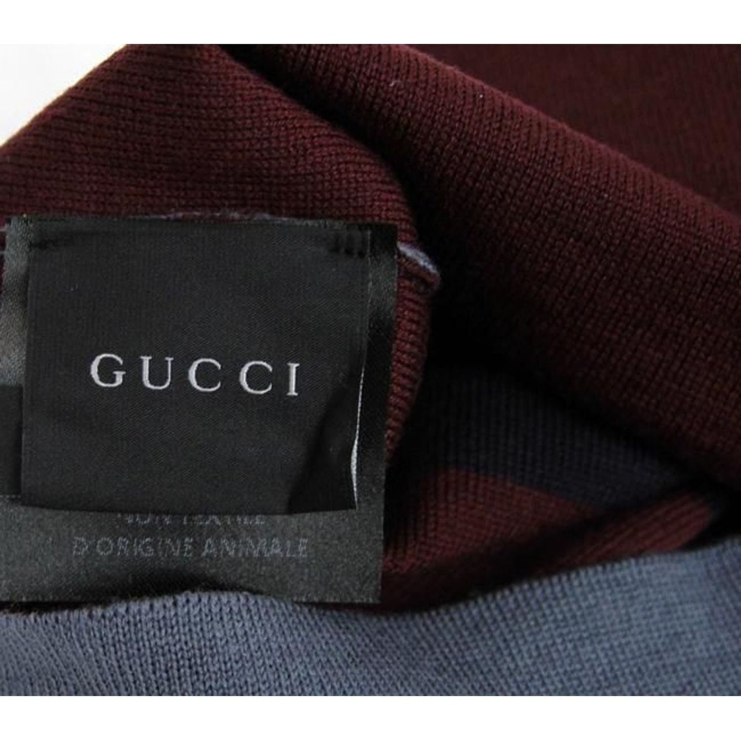 Gucci Unisex Burgundy Blue Wool Beanie Medium Knit Cap unisex-burgundy-blue-wool-beanie-medium-knit-cap 353999-5-04310af5-47b.jpg