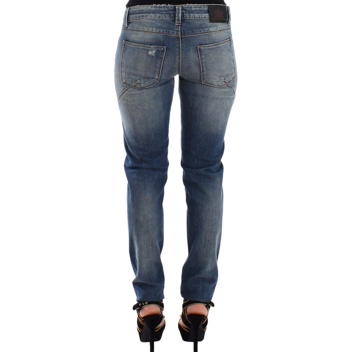 Ermanno Scervino Blue Slim Jeans Denim Pants Straight Stretch blue-slim-jeans-denim-pants-straight-stretch 36658-ermanno-scervino-blue-slim-jeans-denim-pants-straight-stretch-2-2-scaled-8be4f6fd-be7.jpg
