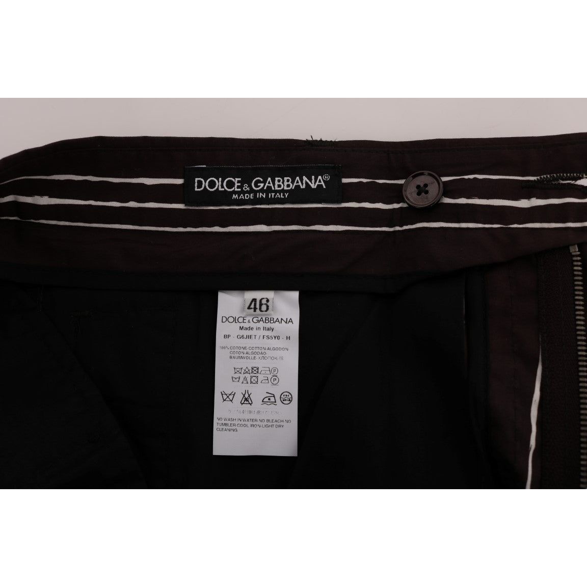 Dolce & GabbanaBordeaux Striped Cotton Knee High ShortsMcRichard Designer Brands£249.00