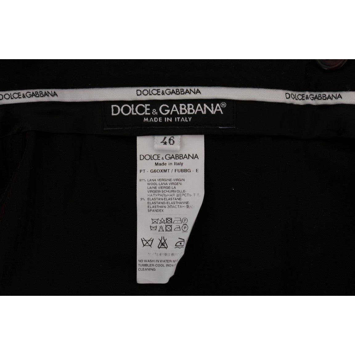 Dolce & GabbanaElegant Slim Fit Formal Trousers in PurpleMcRichard Designer Brands£199.00