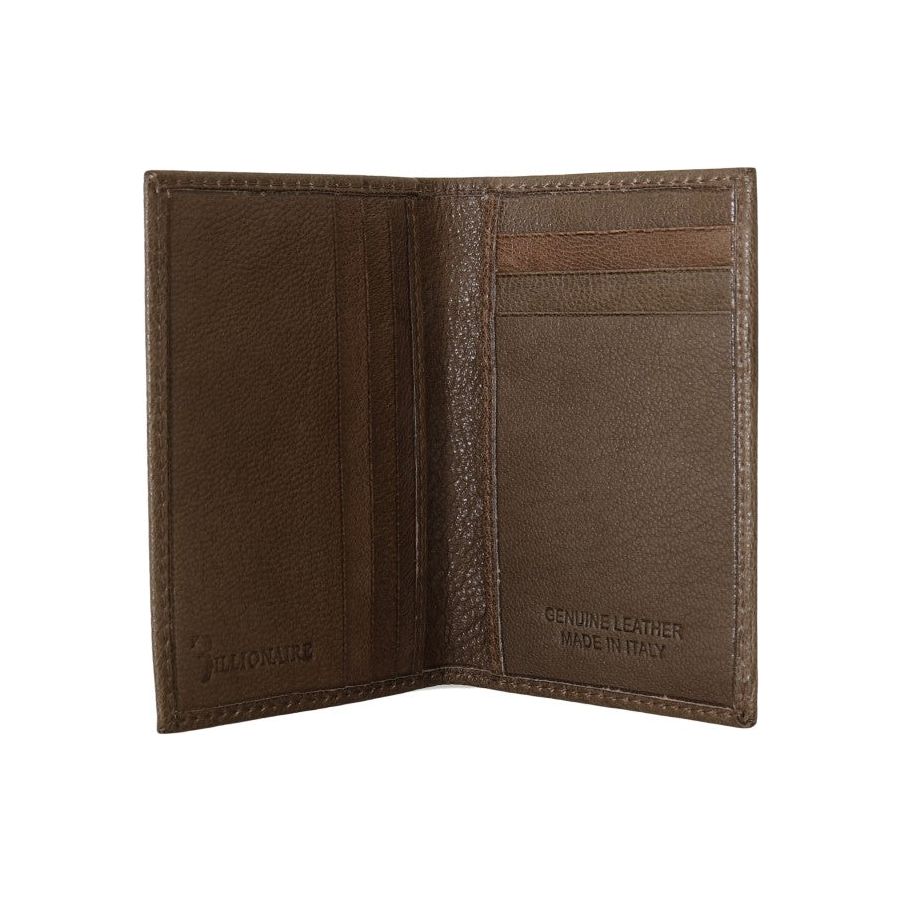 Billionaire Italian Couture Elegant Leather Men's Wallet in Brown brown-leather-bifold-wallet-4 Wallet 463376-brown-leather-bifold-wallet-7-4.jpg