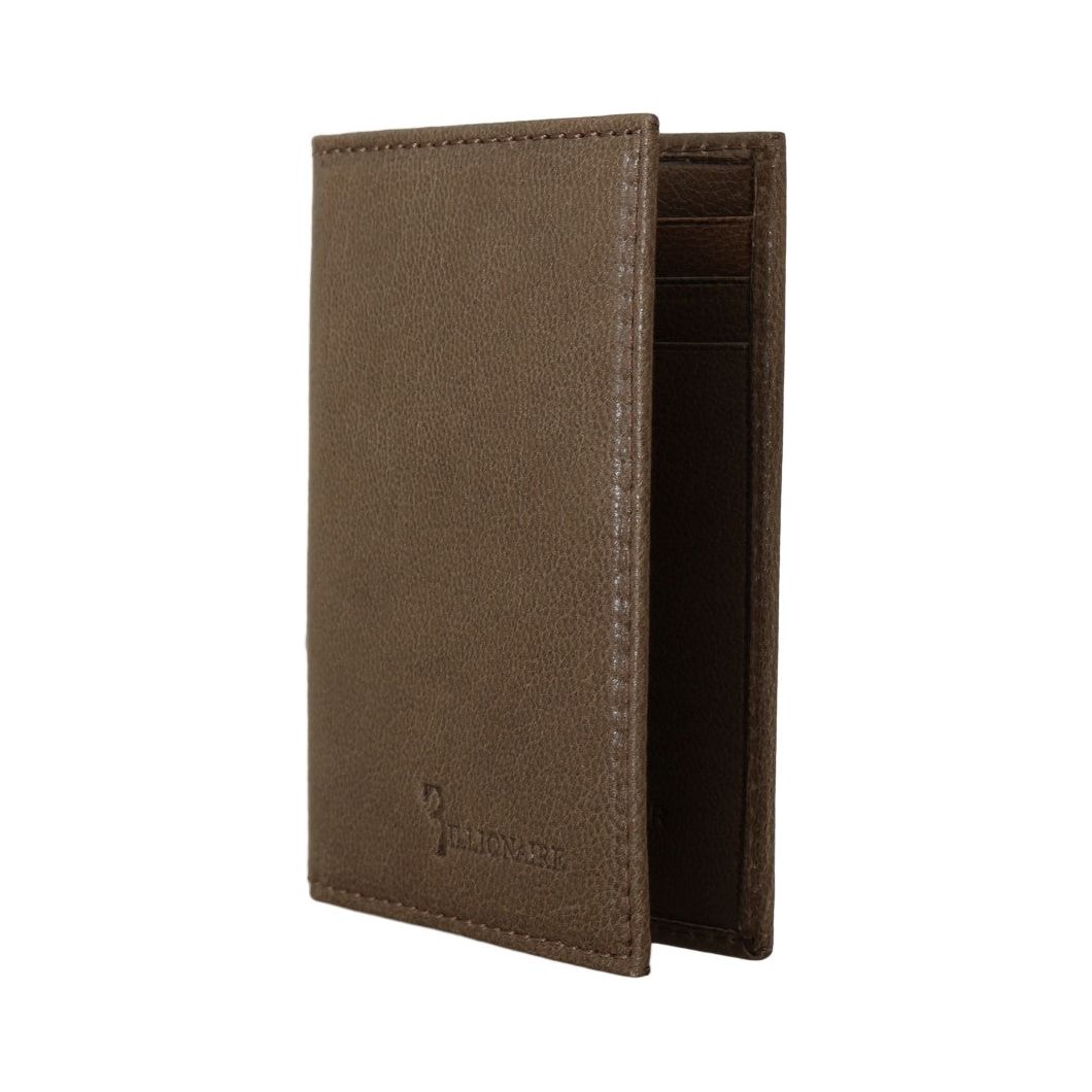 Billionaire Italian Couture Elegant Leather Men's Wallet in Brown brown-leather-bifold-wallet-4 Wallet 463376-brown-leather-bifold-wallet-7.jpg