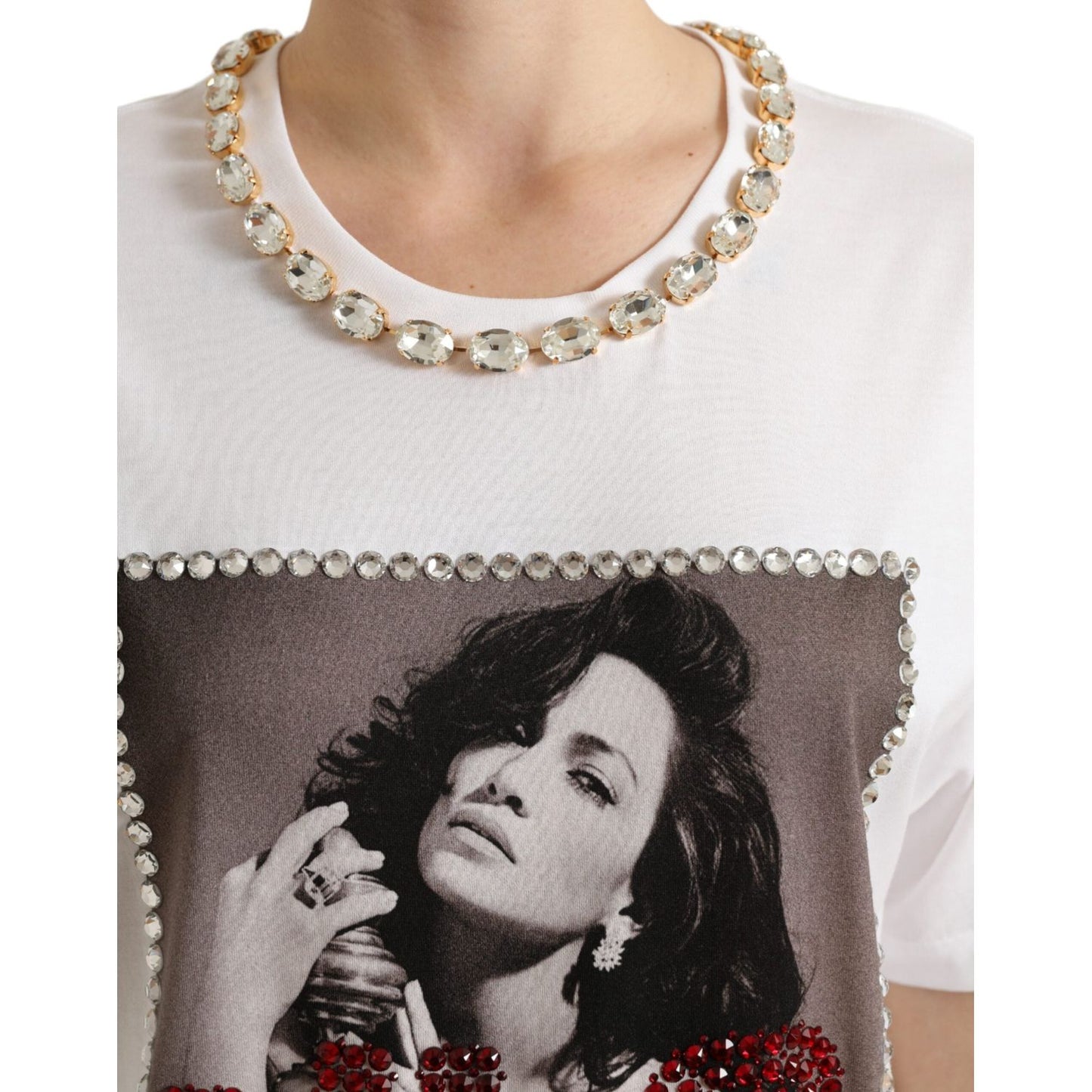 Dolce & GabbanaJ.Lo Portrait Crystal Tee – Limited EditionMcRichard Designer Brands£769.00