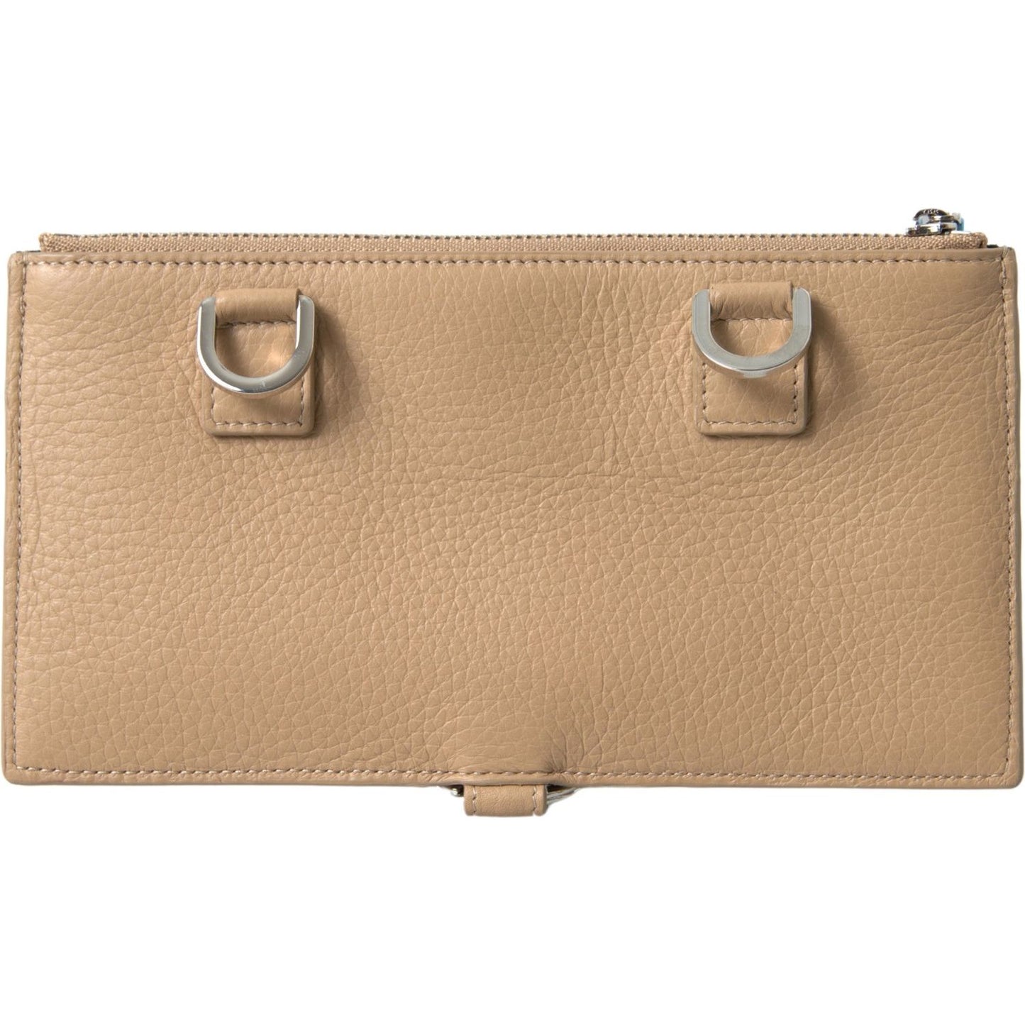 Dolce & Gabbana Elegant Beige Leather Wallet with Detachable Strap beige-leather-shoulder-cardholder-shoulder-strap-wallet 465A4539-Large-72214b62-4ff.jpg