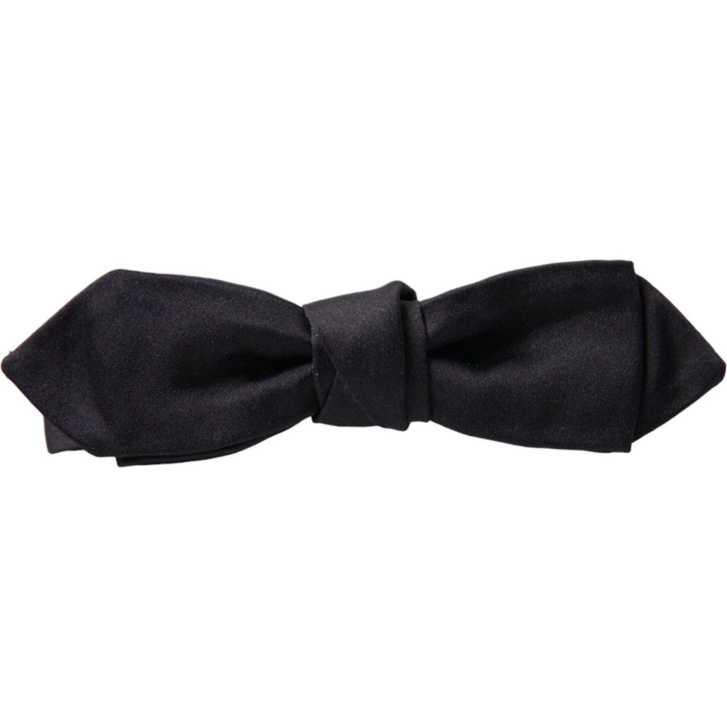 Elegant Silk Black Bow Tie for Gentleman Dolce & Gabbana