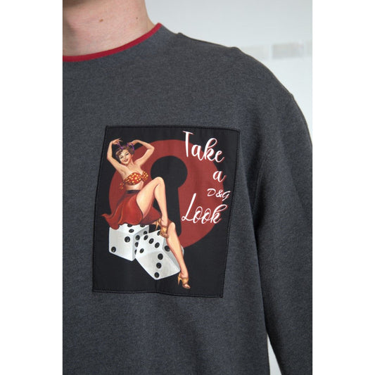 Dolce & Gabbana Elegant Gray Crewneck Pullover Sweater gray-cotton-crew-neck-men-pullover-sweater 465A7272-Medium-1c158ebe-eac.jpg