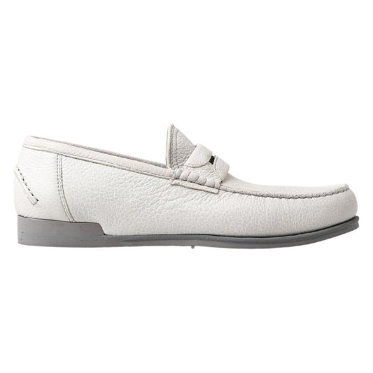 Dolce & Gabbana Elegant Light Grey Leather Loafers light-gray-leather-loafer-slip-on-mocassin-shoes 465A8659-7bbe8610-933.jpg