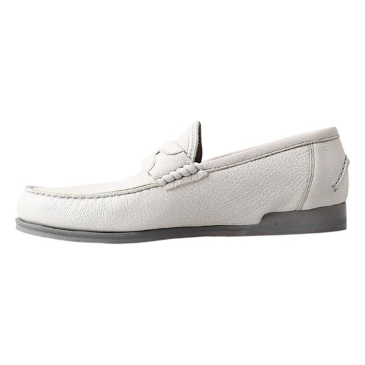 Dolce & Gabbana Elegant Light Grey Leather Loafers light-gray-leather-loafer-slip-on-mocassin-shoes 465A8661-ee7bb63e-471.jpg
