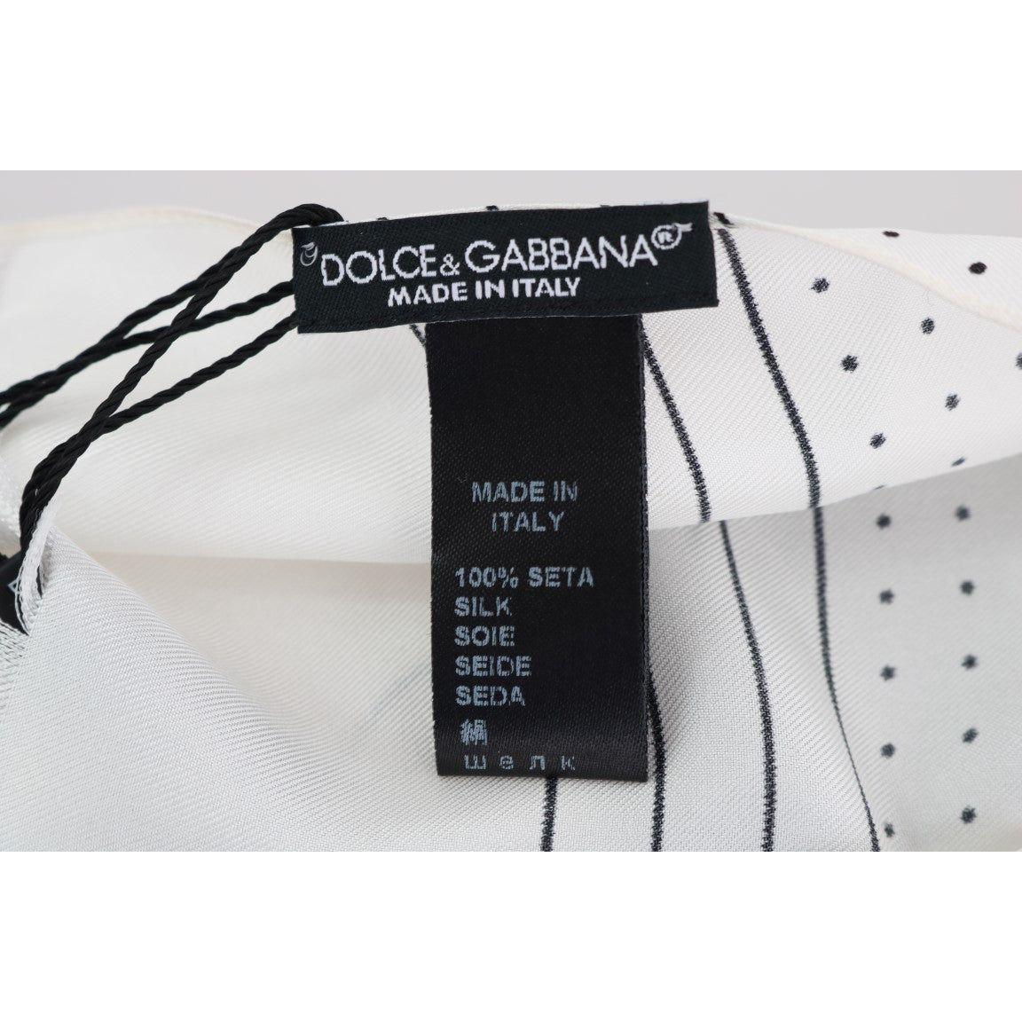 Elegant Silk Polka Dot Men's Scarf Wrap