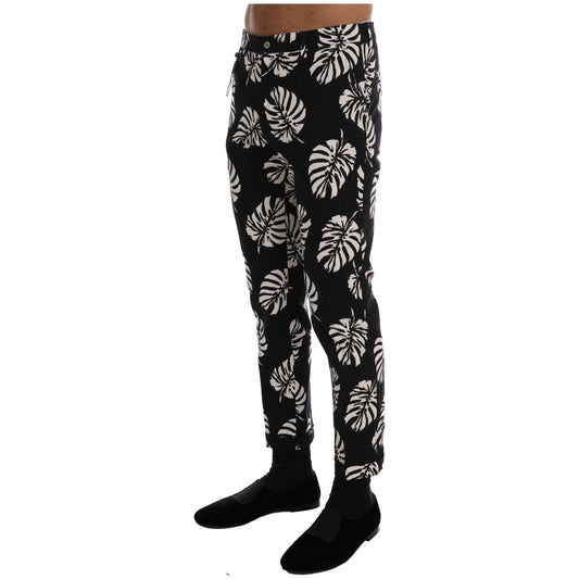 Dolce & GabbanaSlim Fit Leaf Print Ankle PantsMcRichard Designer Brands£309.00