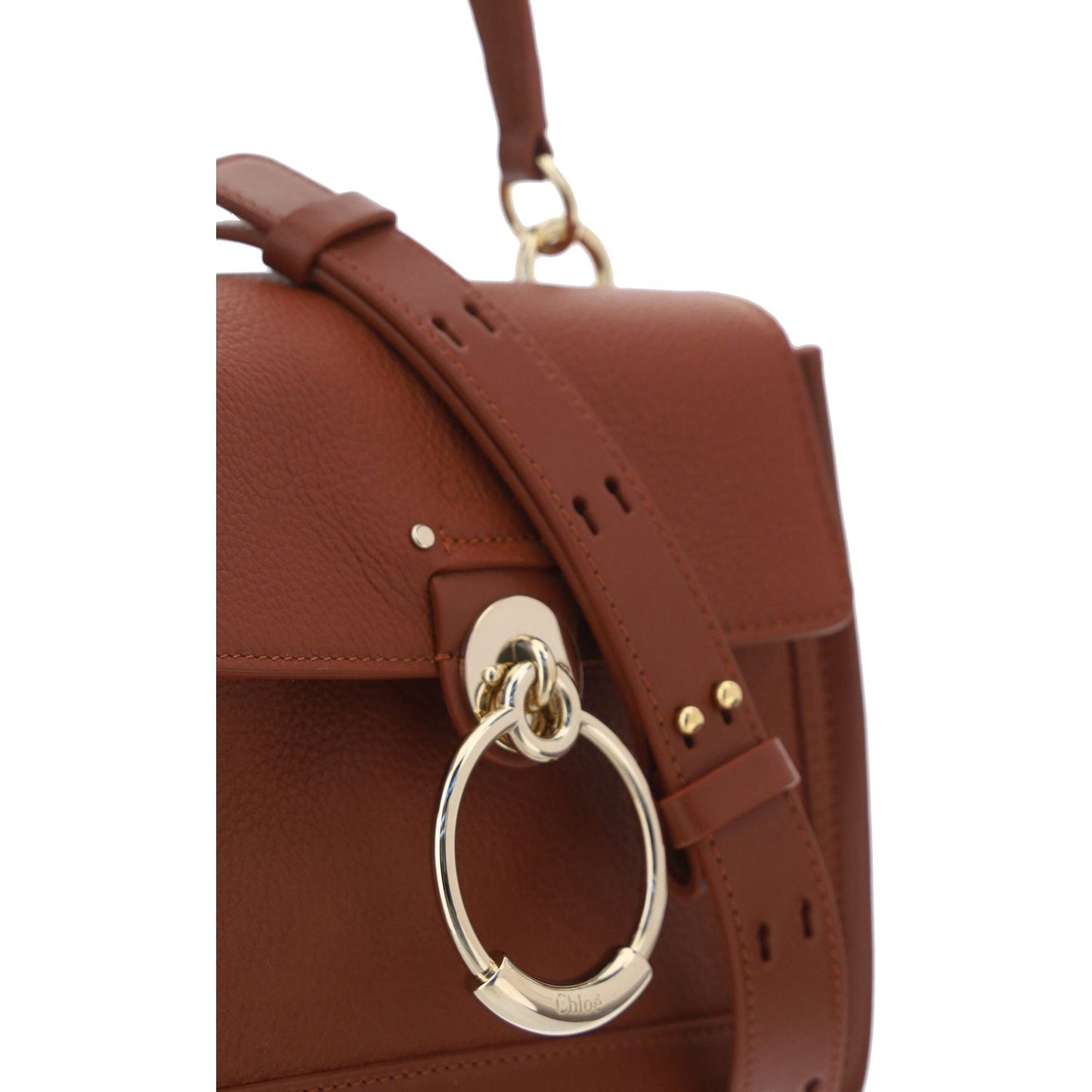 Chloé Elegant Sepia Brown Calfskin Shoulder Handbag brown-calf-leather-tess-handbag 9908FD5A-680F-4C5E-ACB9-D601B7ACE272-scaled-9816a089-d3e.jpg