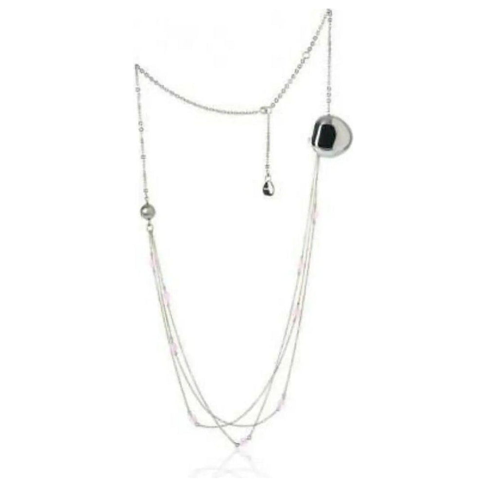 BREIL JEWELS BLOOM Collection Mod. CUORE - Agata / Pink Agathe 35cm DESIGNER FASHION JEWELLERY