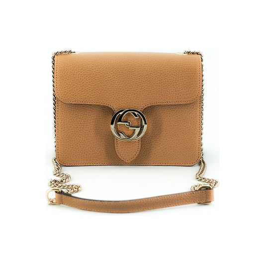 Gucci Beige Calf Leather Dollar Shoulder Bag beige-calf-leather-dollar-shoulder-bag-1