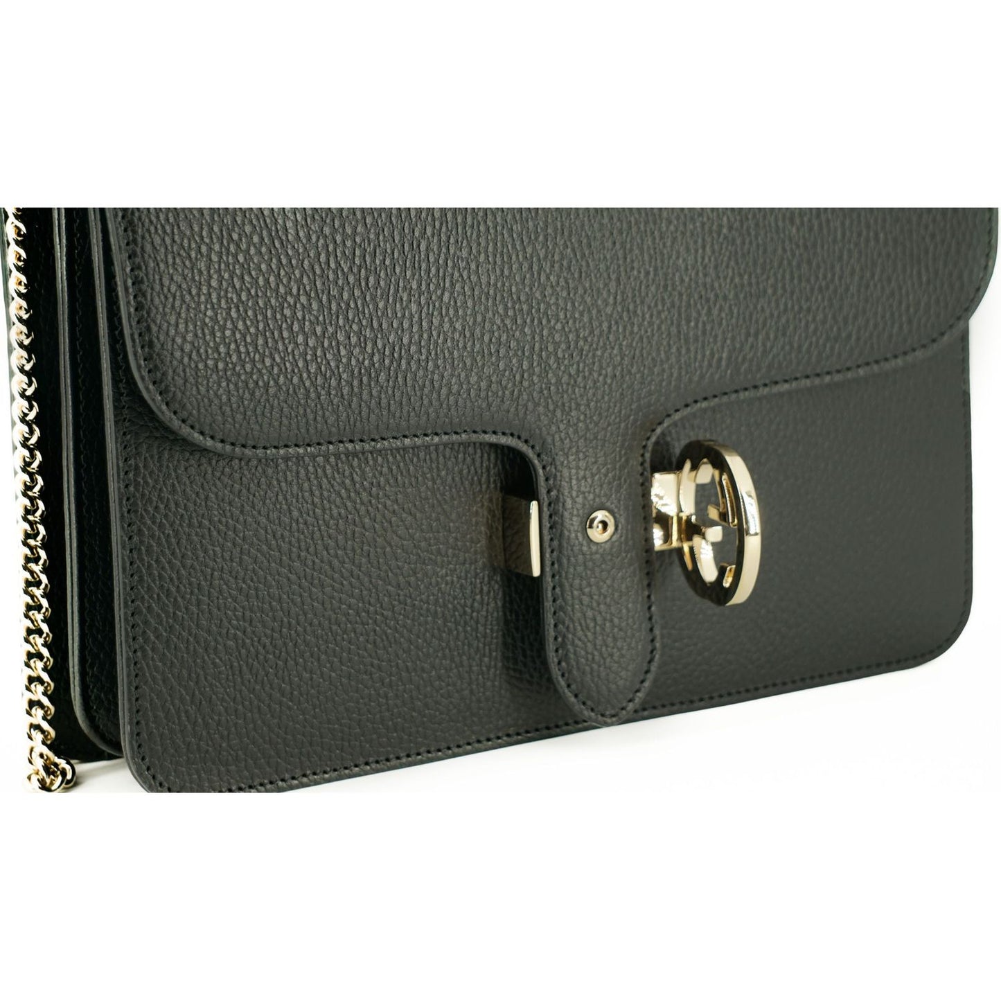 Gucci Elegant Calf Leather Shoulder Bag black-calf-leather-dollar-shoulder-bag-2 D50040-10-scaled-cd623b5c-e3d.jpg