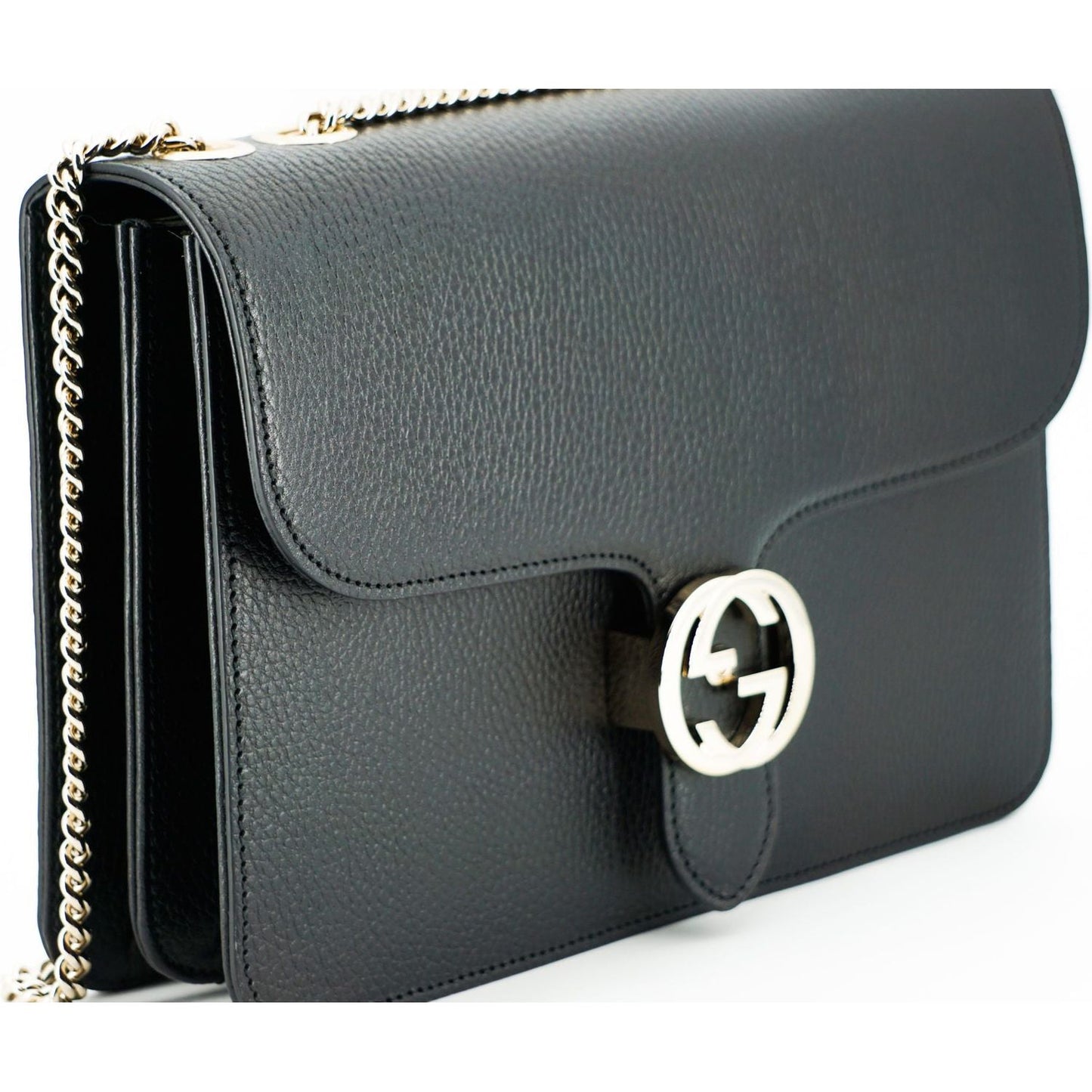 Gucci Elegant Calf Leather Shoulder Bag black-calf-leather-dollar-shoulder-bag-2 D50040-9-scaled-504e5c41-409.jpg