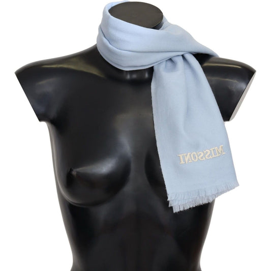 Luxurious Cashmere Scarf with Logo Embroidery