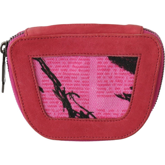 PINKO Elegant Pink Fabric Coin Wallet pink-suede-printed-coin-holder-women-fabric-zippered-purse Purse IMG_0181-636db08a-11d.jpg