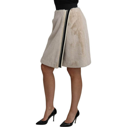 Dolce & Gabbana Beige High Waist A-Line Mini Skirt beige-high-waist-a-line-mini-fur-skirt IMG_0629-scaled-7d78aa95-c0a.jpg