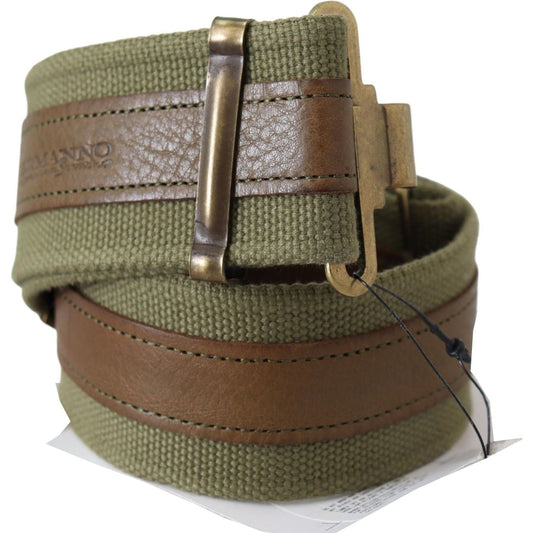 Ermanno Scervino Chic Army Green Rustic Belt green-leather-rustic-bronze-buckle-army-belt Belt IMG_0656-ed6f9351-dc2.jpg