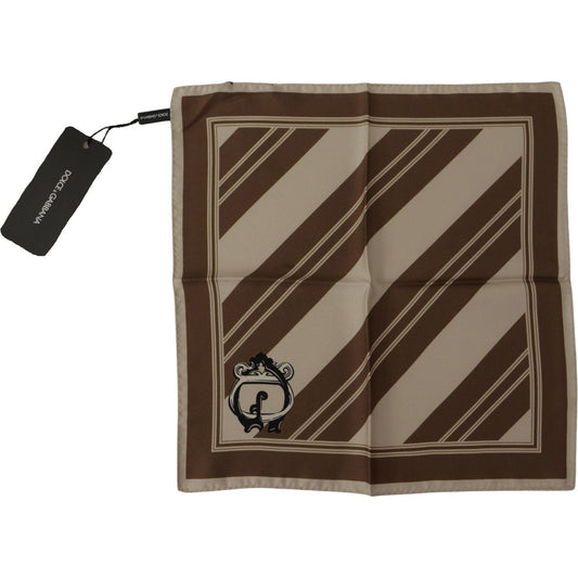 Elegant Striped Silk Men's Scarf